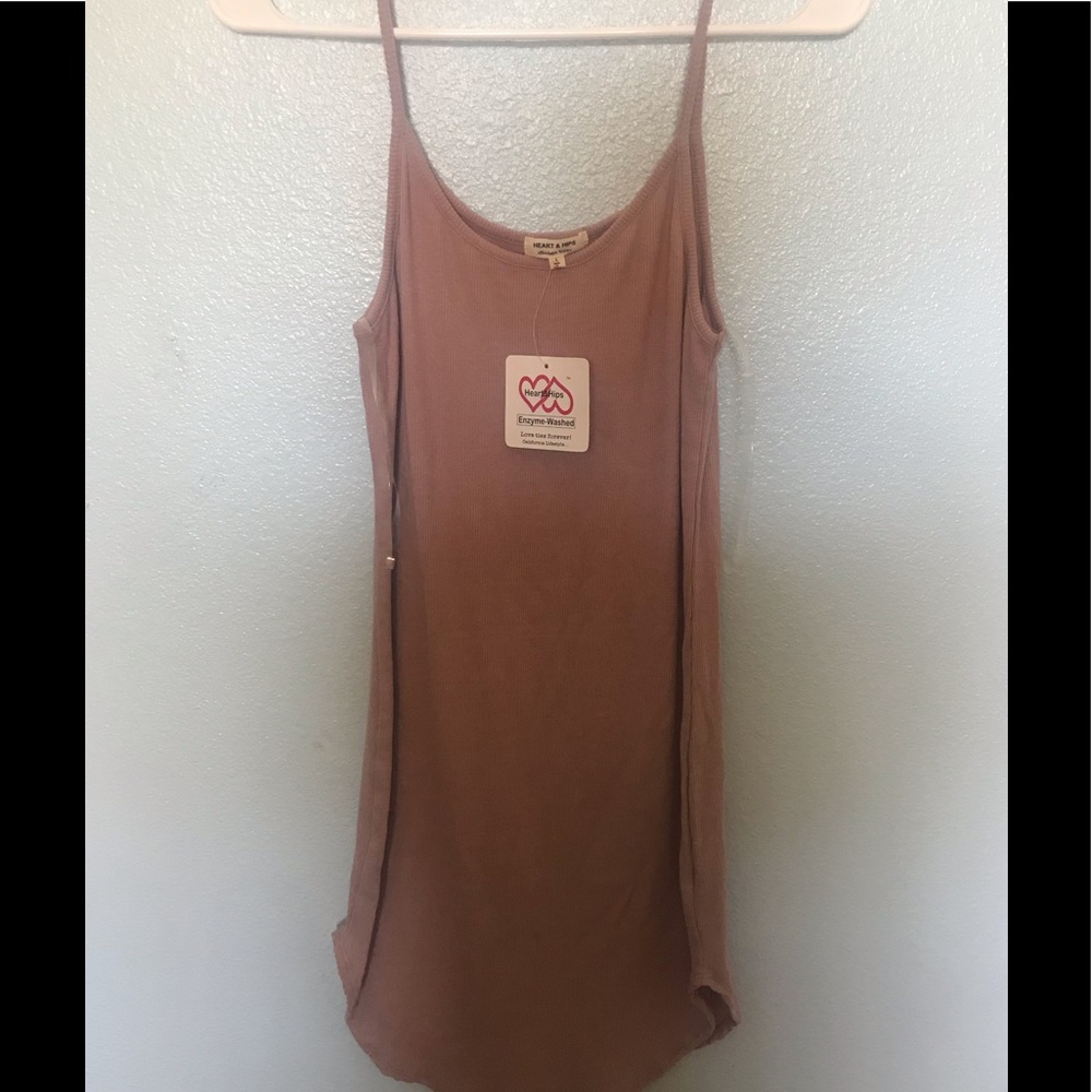 Mauve mini dress